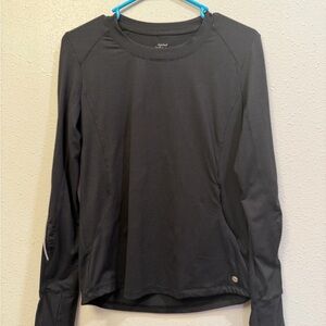 Cherokee Black Long Sleeve Performance Tee